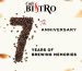 7 years of cafe bistro anniversary coffee