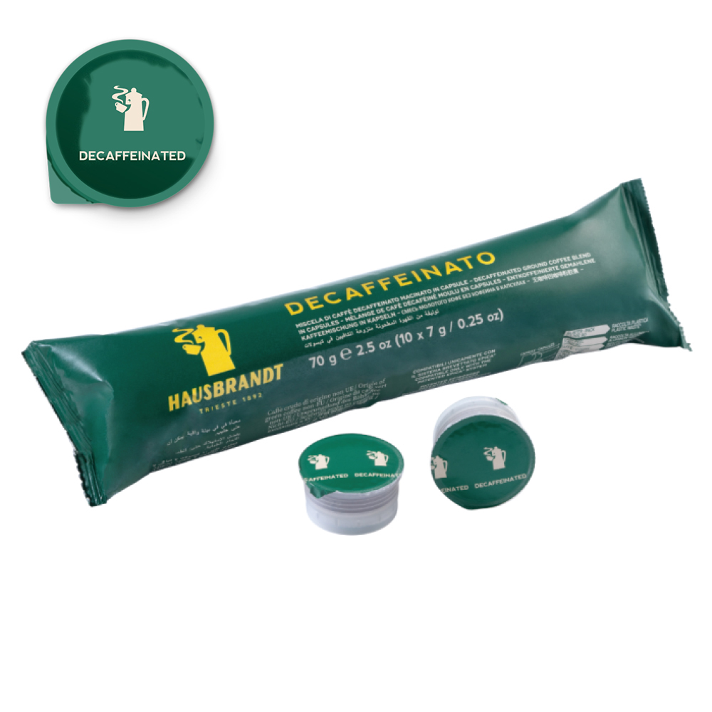 Sensory profile decaffeinato epica coffee capsules